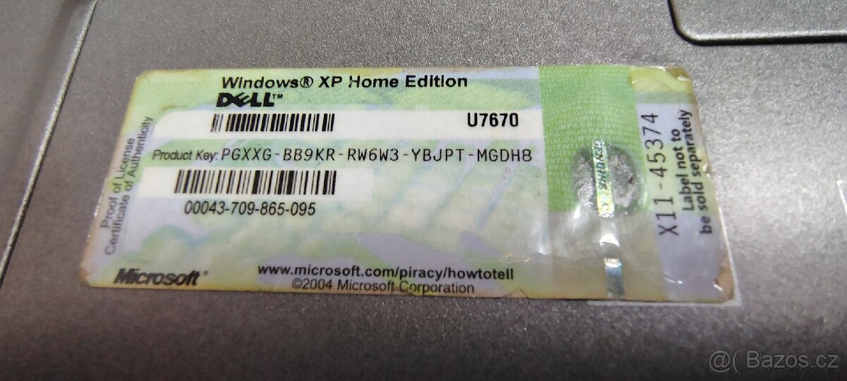 Retro notebook DELL Latitude D810 – Sériový port RS-232 - 7