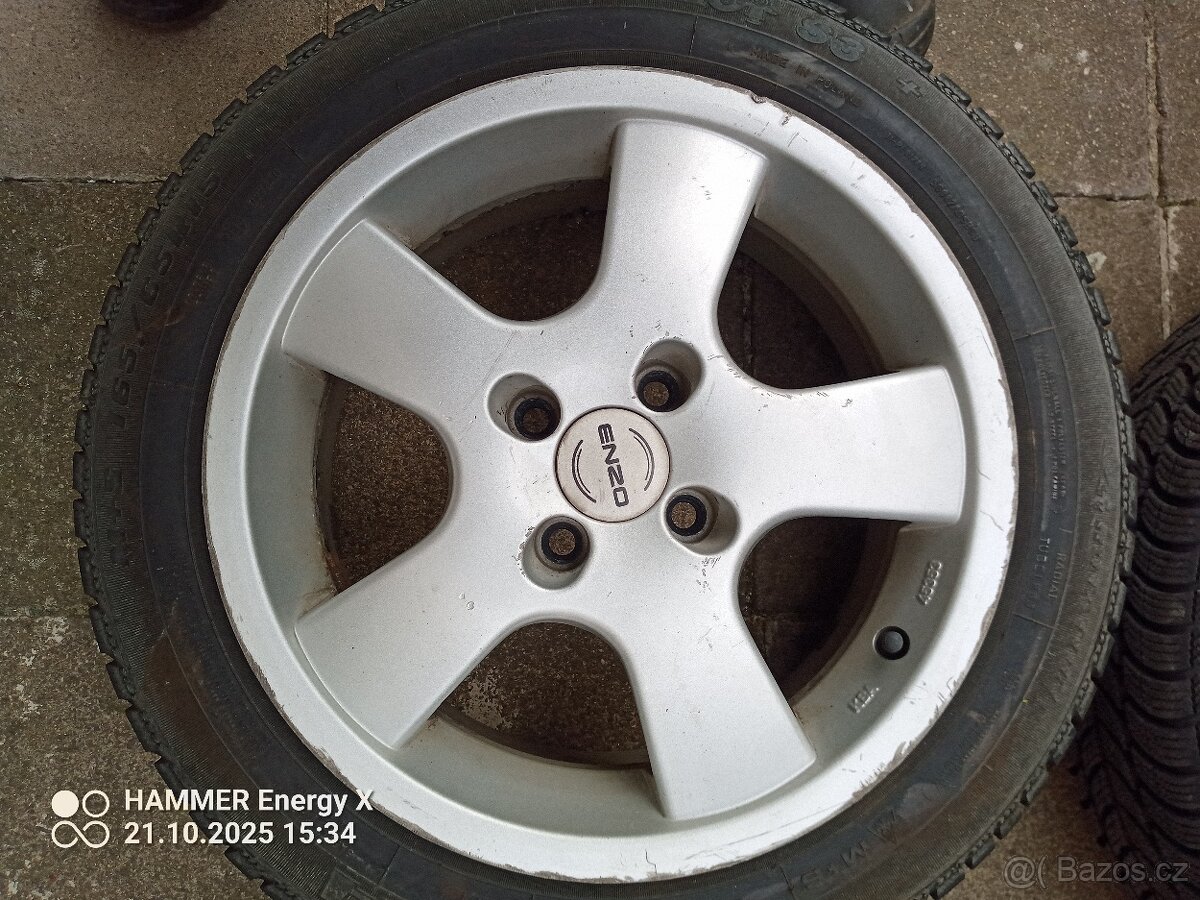 Pneu s ALU ráfky Renault 15" - 7