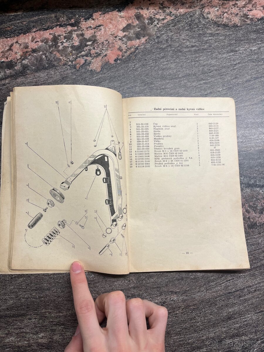 Katalog Jawa 50 typ 551 - 7