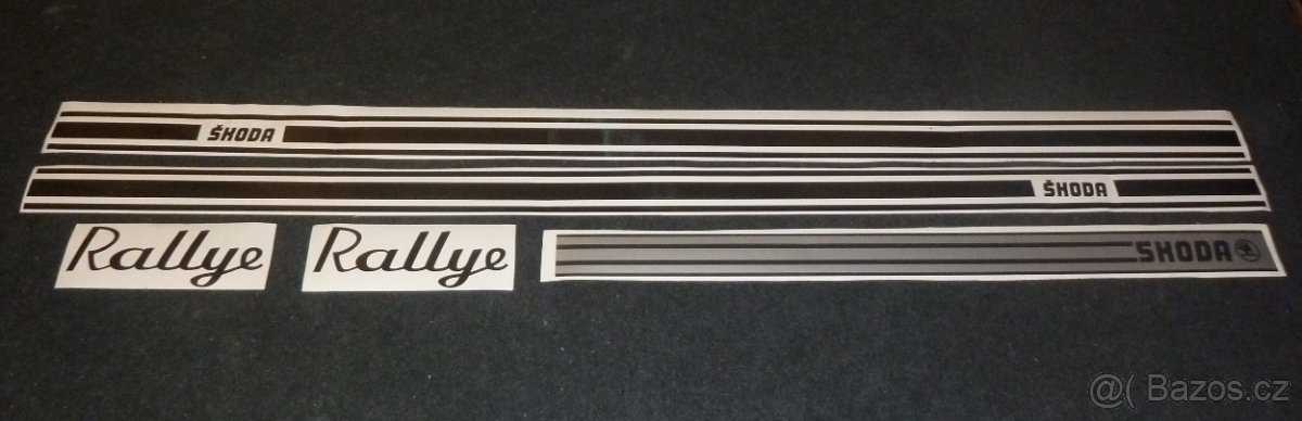 retro pruhy škoda,favorit,fabia, rallye, Kamiq - 7