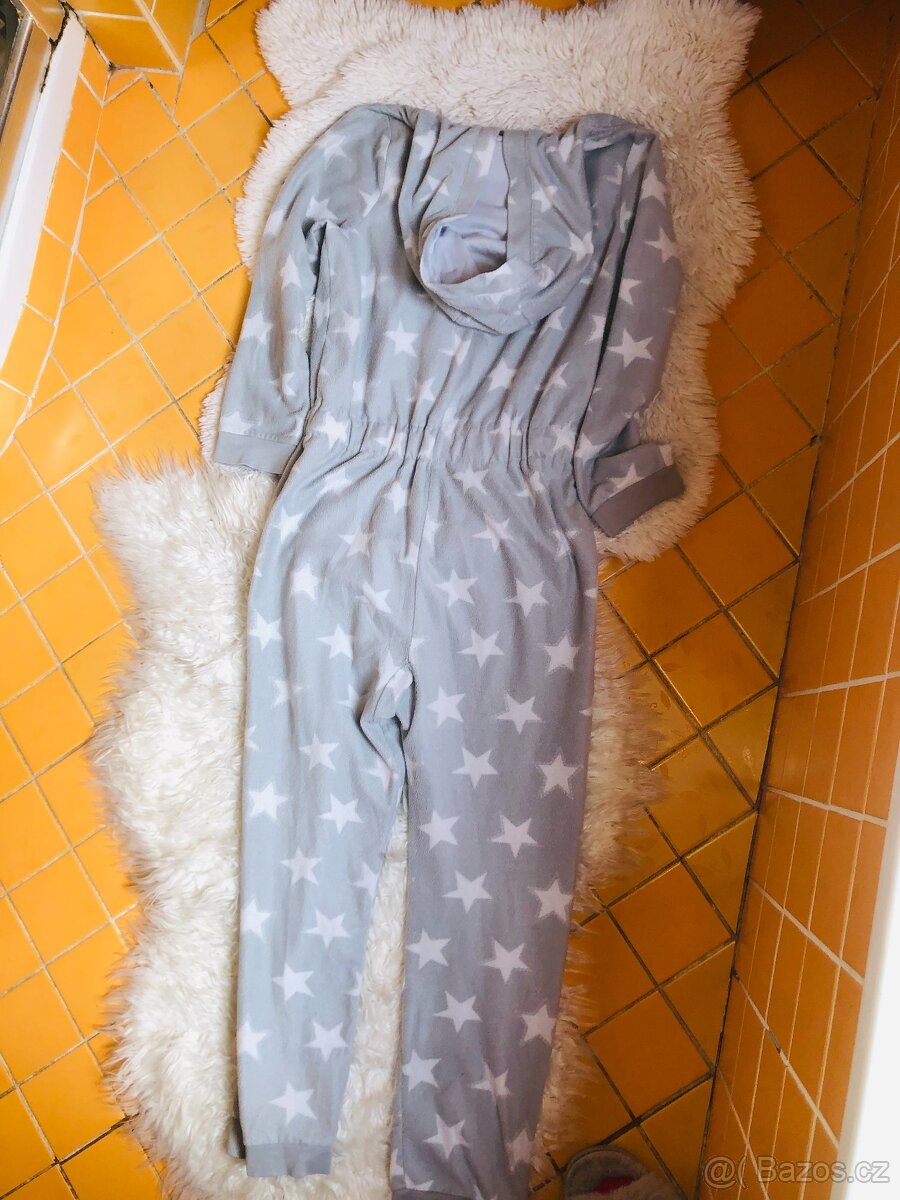 overal# pyzamonaspani#domacioblek# skapuci# 146/152 - 7