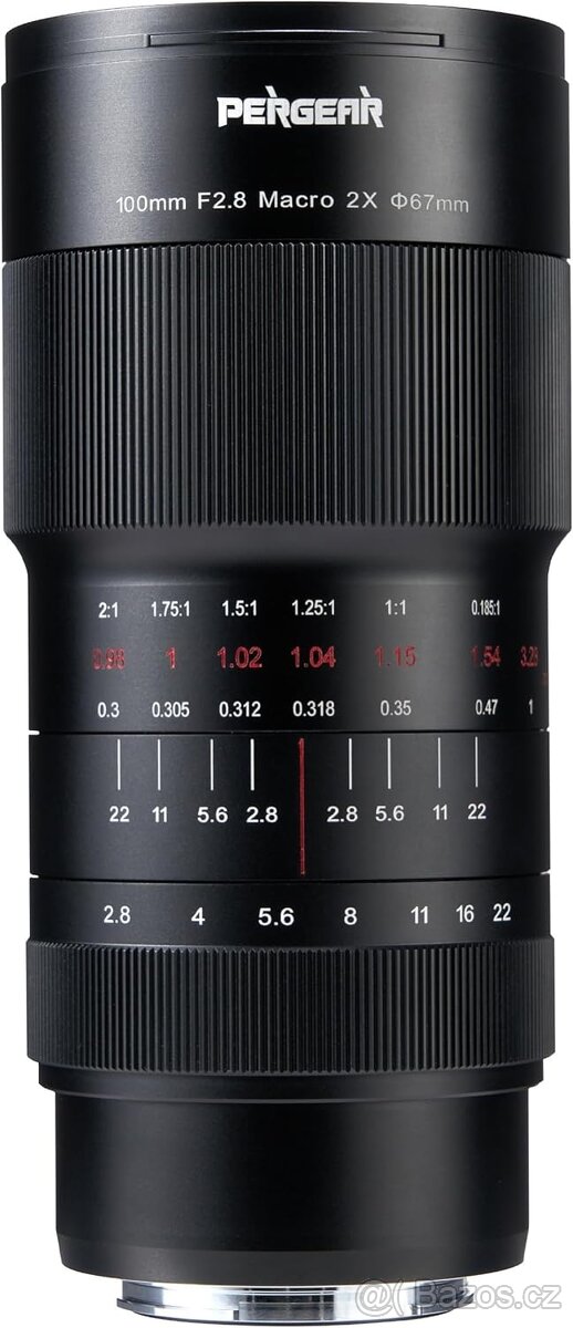 Pergear 100mm F2.8 Full Frame 2X Ultra Macro L mount, nové - 7