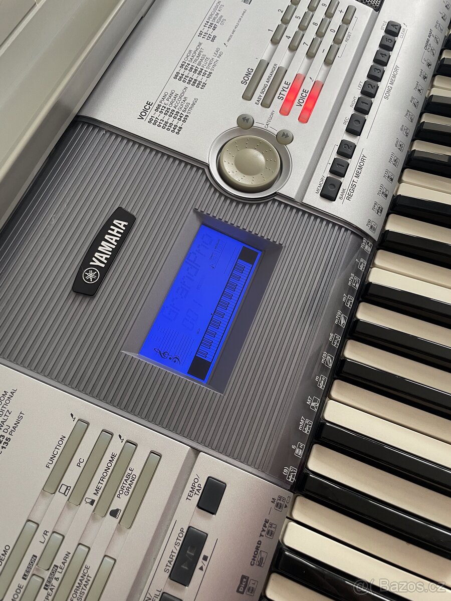 Keyboard Yamaha PSR-295 + stojan + adaptér - 7