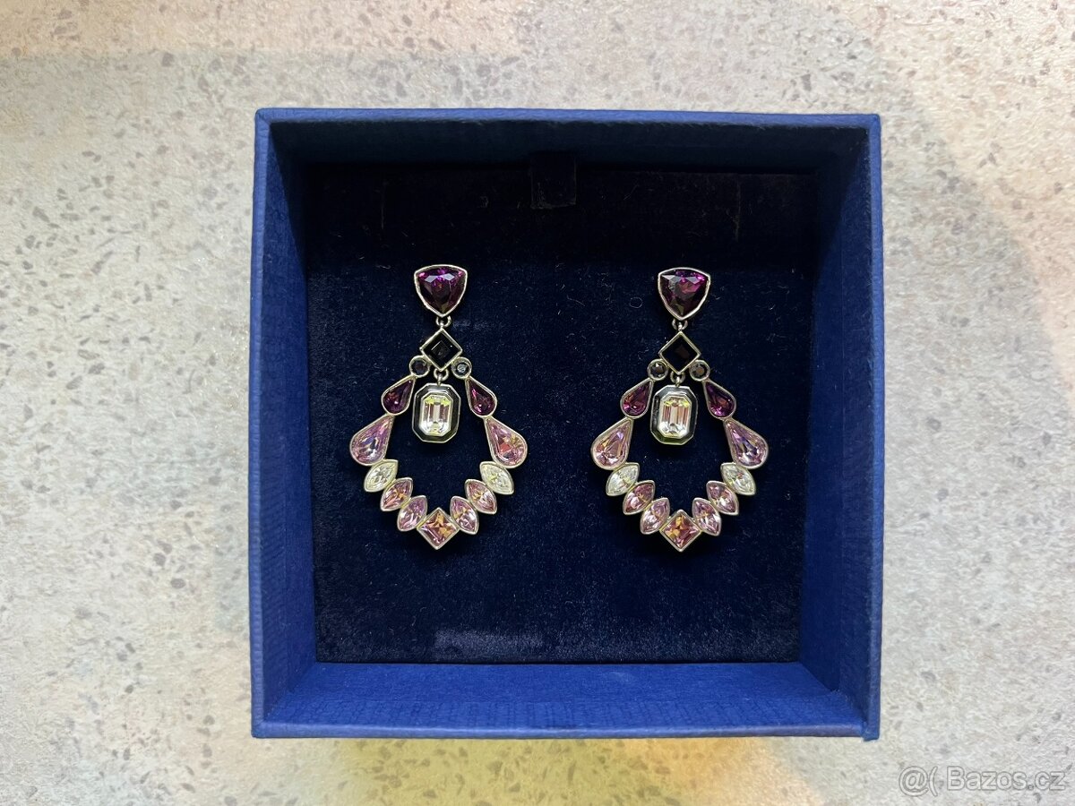 Swarovski originál visací náušnice - 7