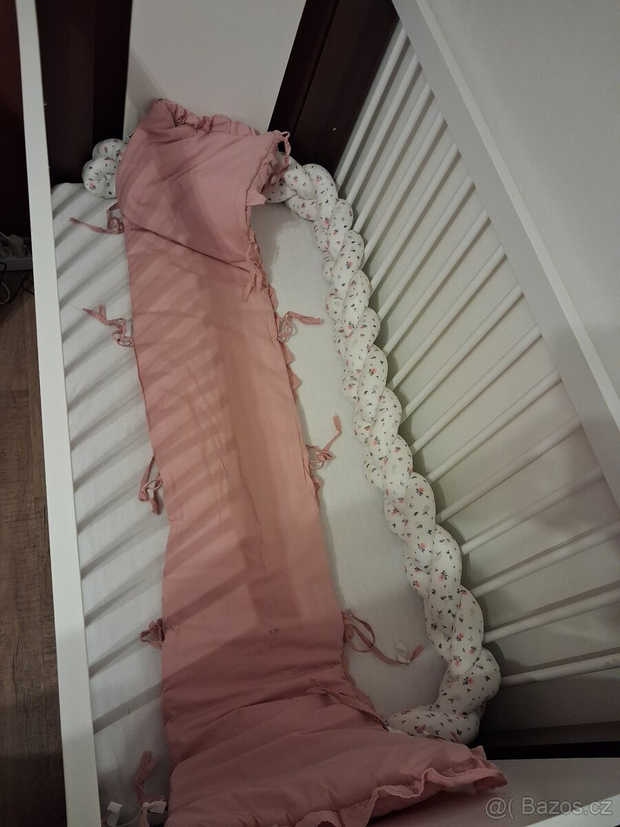 Dětská postýlka s matrací a mantinely - 7