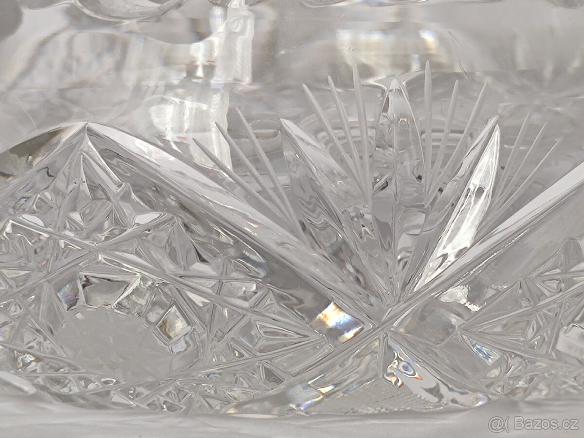 Starý popelník Bohemia Crystal Czechoslovakia, pošta 75.- - 7