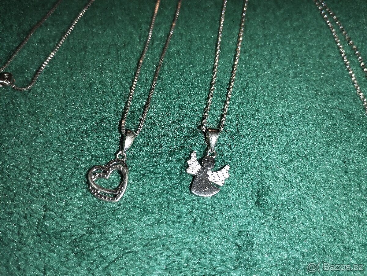 Stříbrné řetízky. - 7