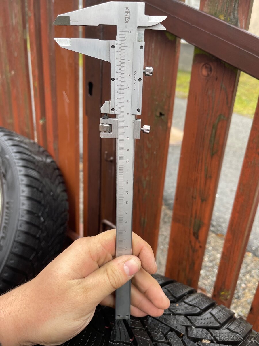 Alu kola 5x120 r16 zánovní pneu - 7