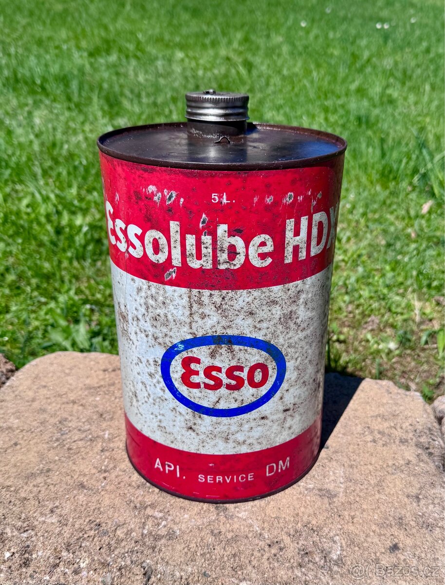 Esso - plechovky na olej - 7