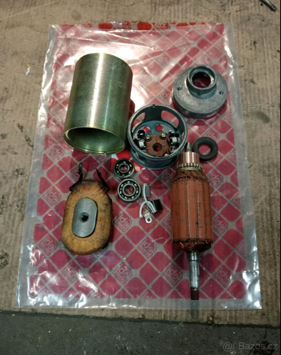 Dynamo rotor dynama alternátor 12V 500W Dněpr Ural M72 K750 - 7