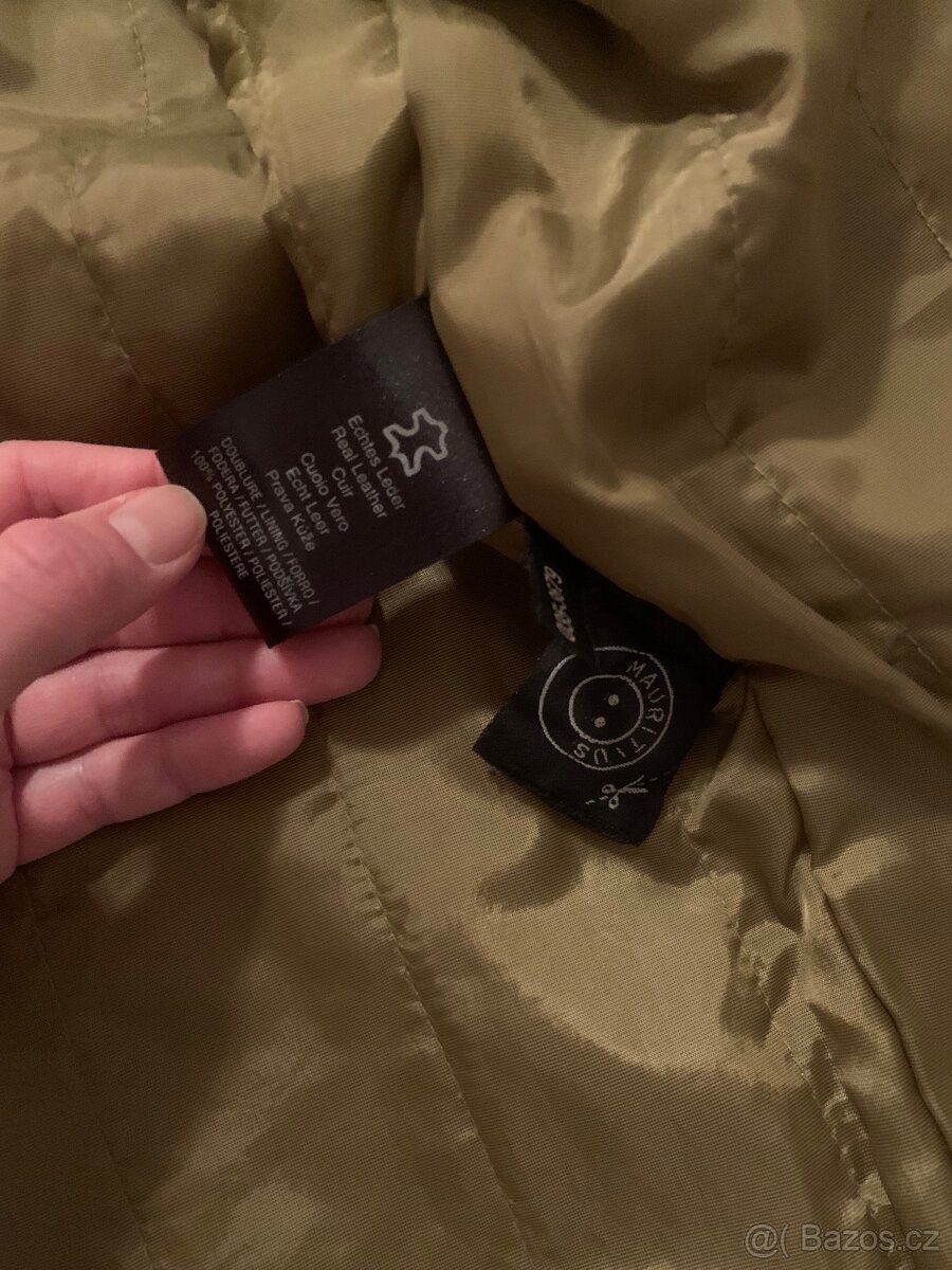 Pánské kožené sako XXL Mauritius - 7