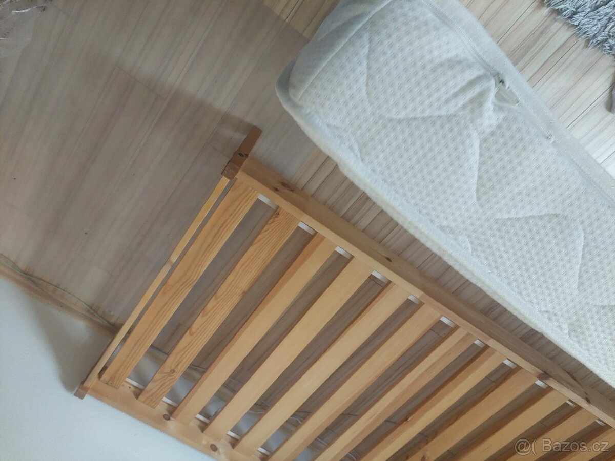 Dřevěná postel 90x200 - 7