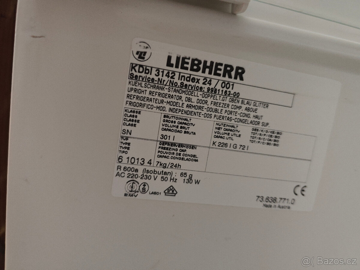 Boxová Chladnička s mrazničkou LIEBHERR - 7