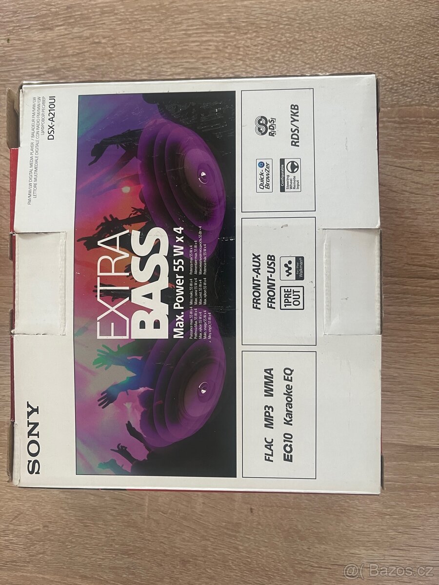 Autorádio Sony DSX - A210UI + rámeček - 7