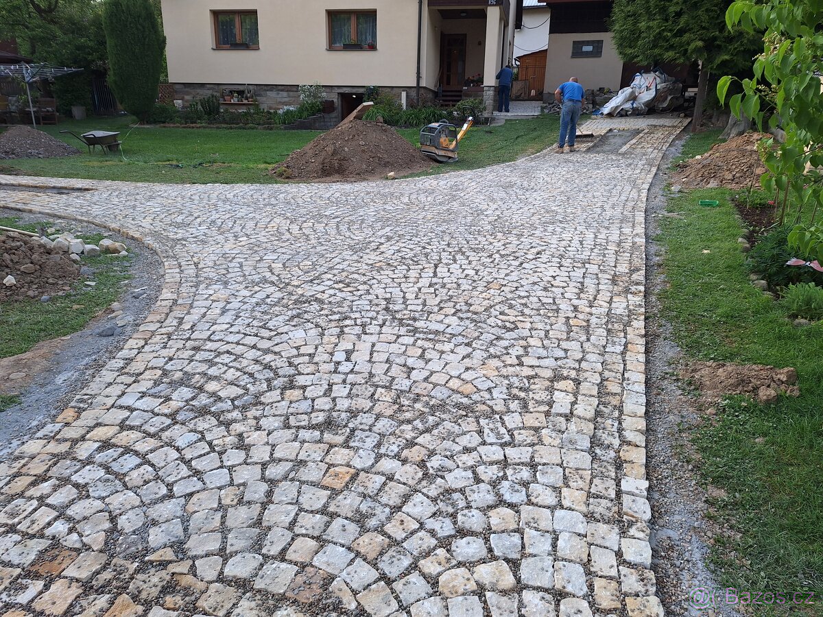 Pokládka žulových Kostek - 7