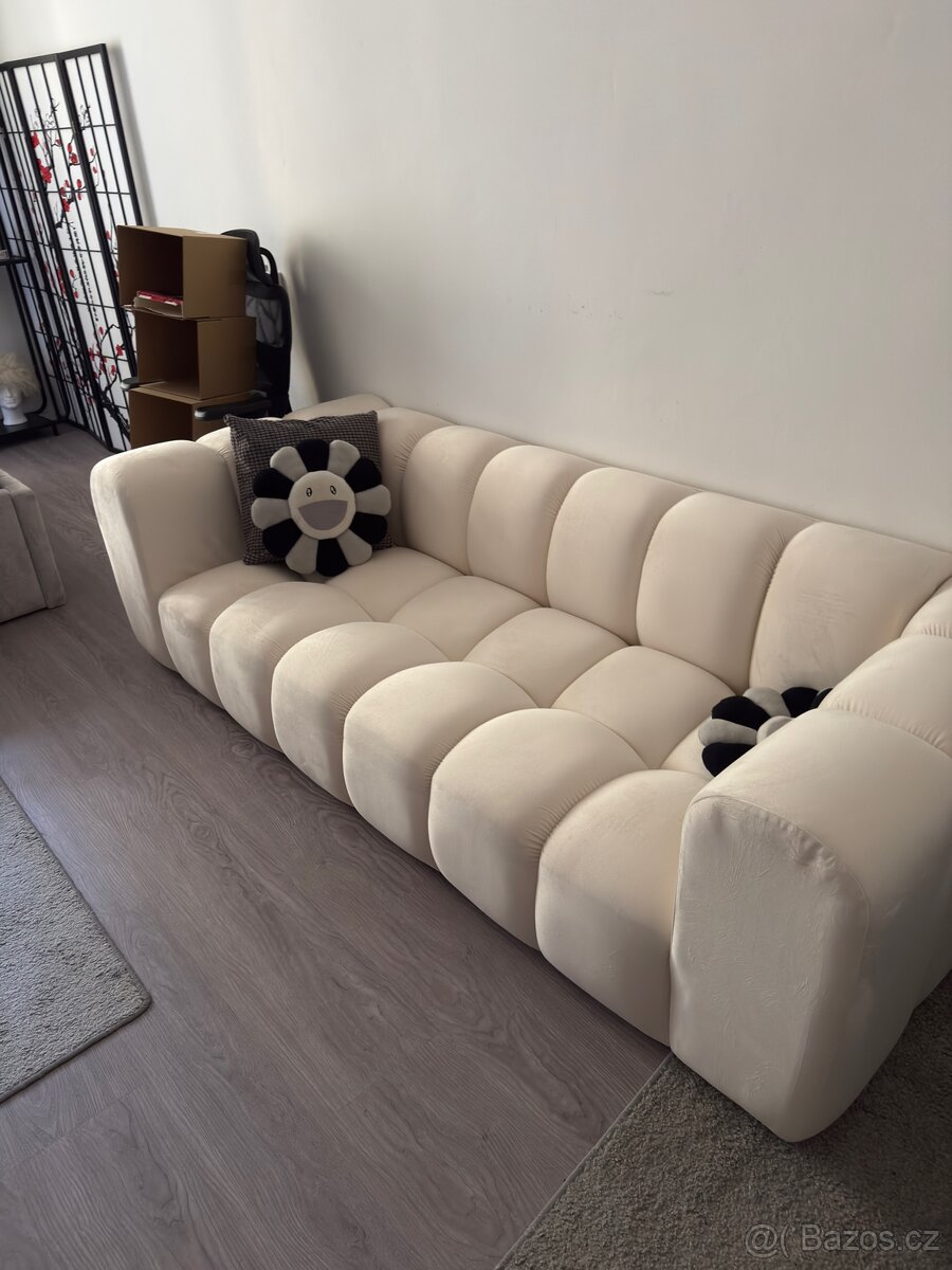 Luxusní sametová pohovka Windsor & Co - 7