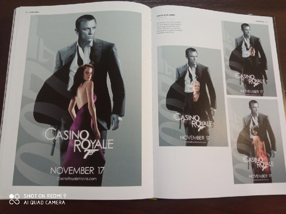 Velká kniha James Bond 007 filmové plakáty za 50let+2 karty - 7