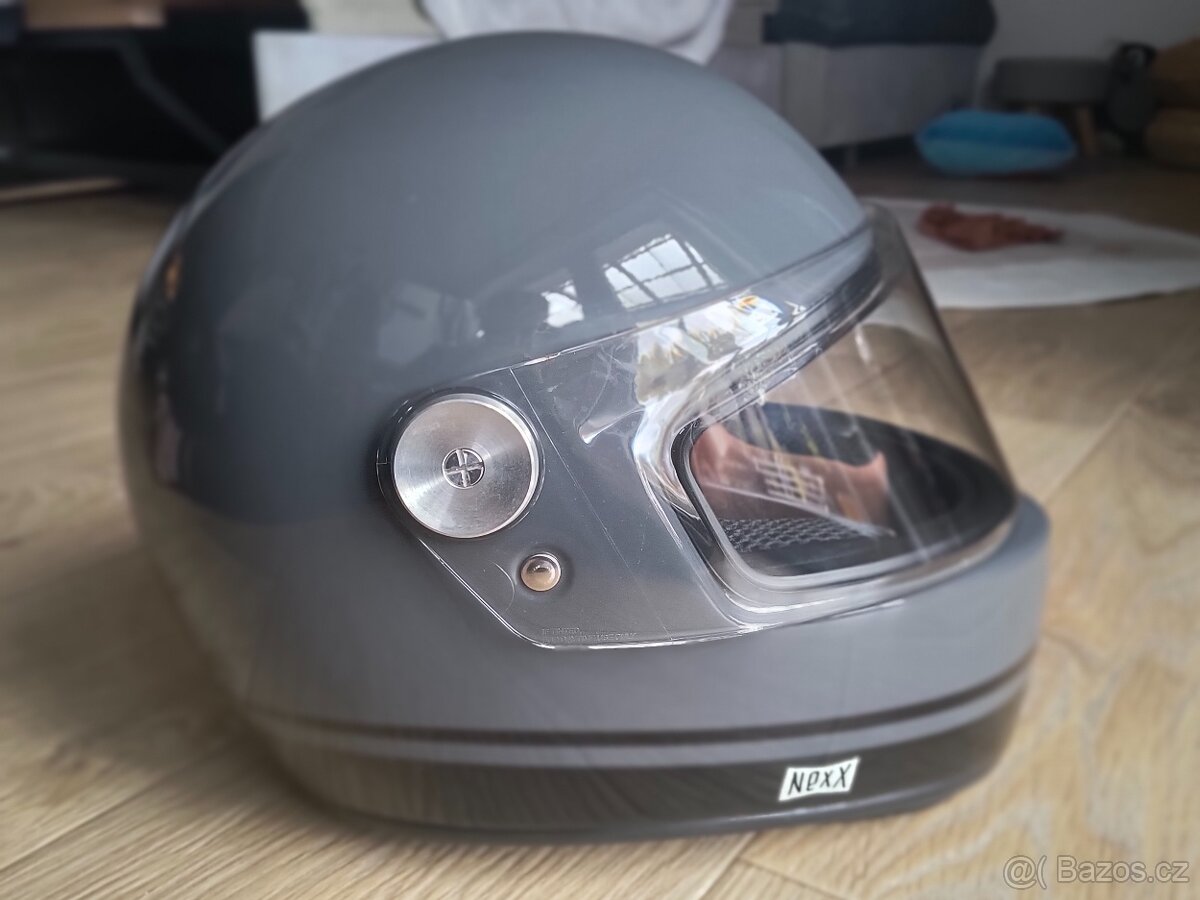 Integrální přilba na motorku NEXX X.G100R Rumble šedá - 7