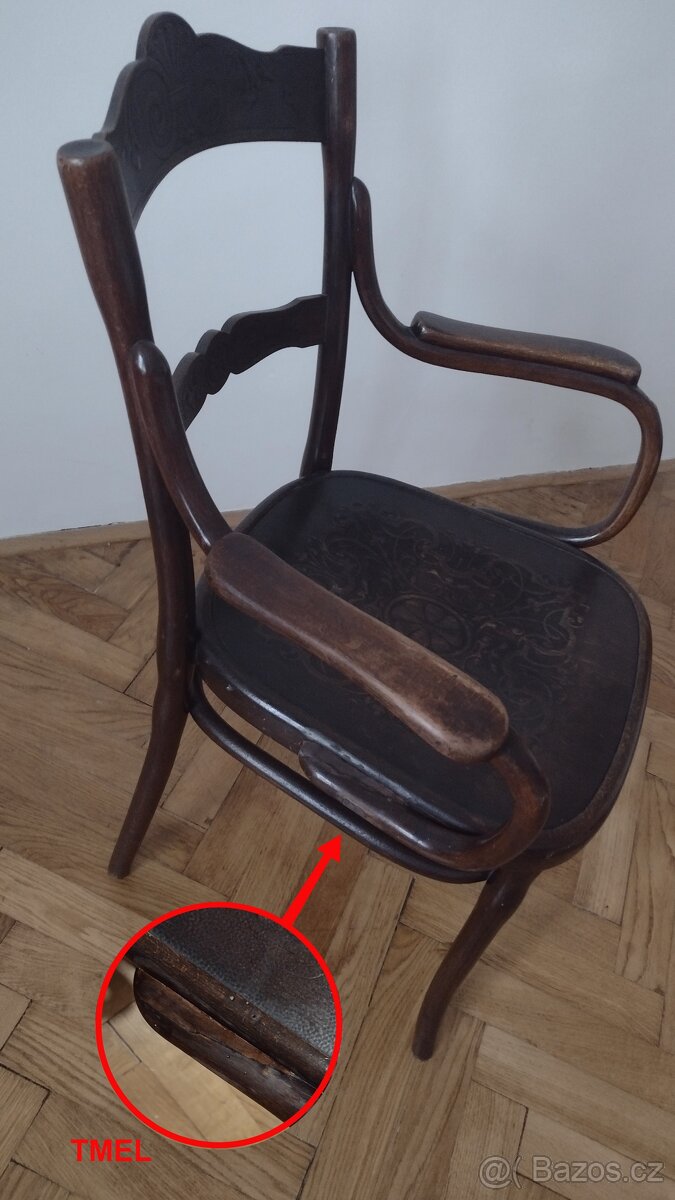 Karetní stolek + 4 židle - 7