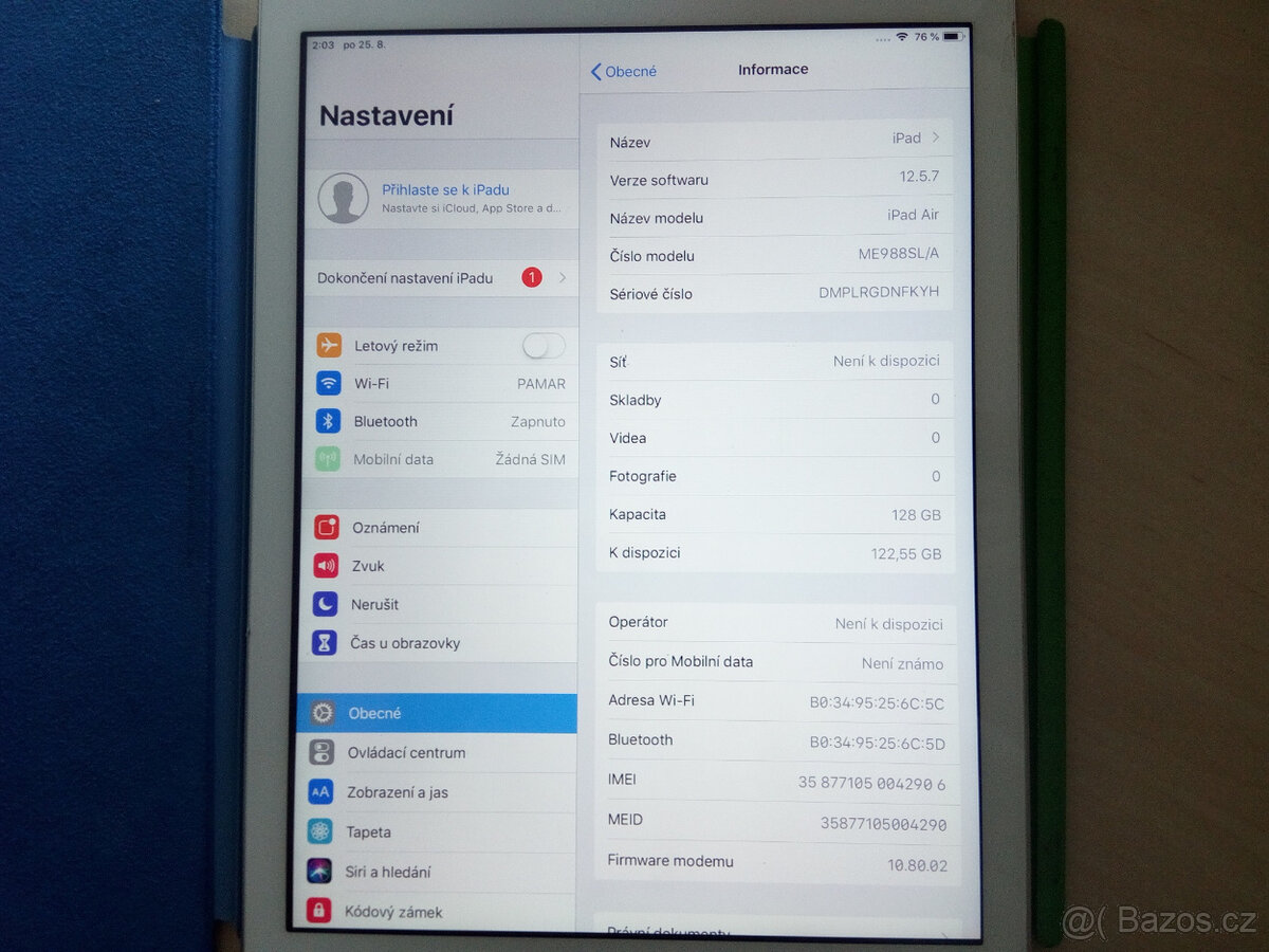 Apple iPad Air 9,7", 128GB - 7