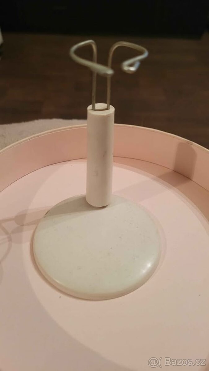 Retro různé doplňky kočárky, korále řetězy, medvídci očička - 7