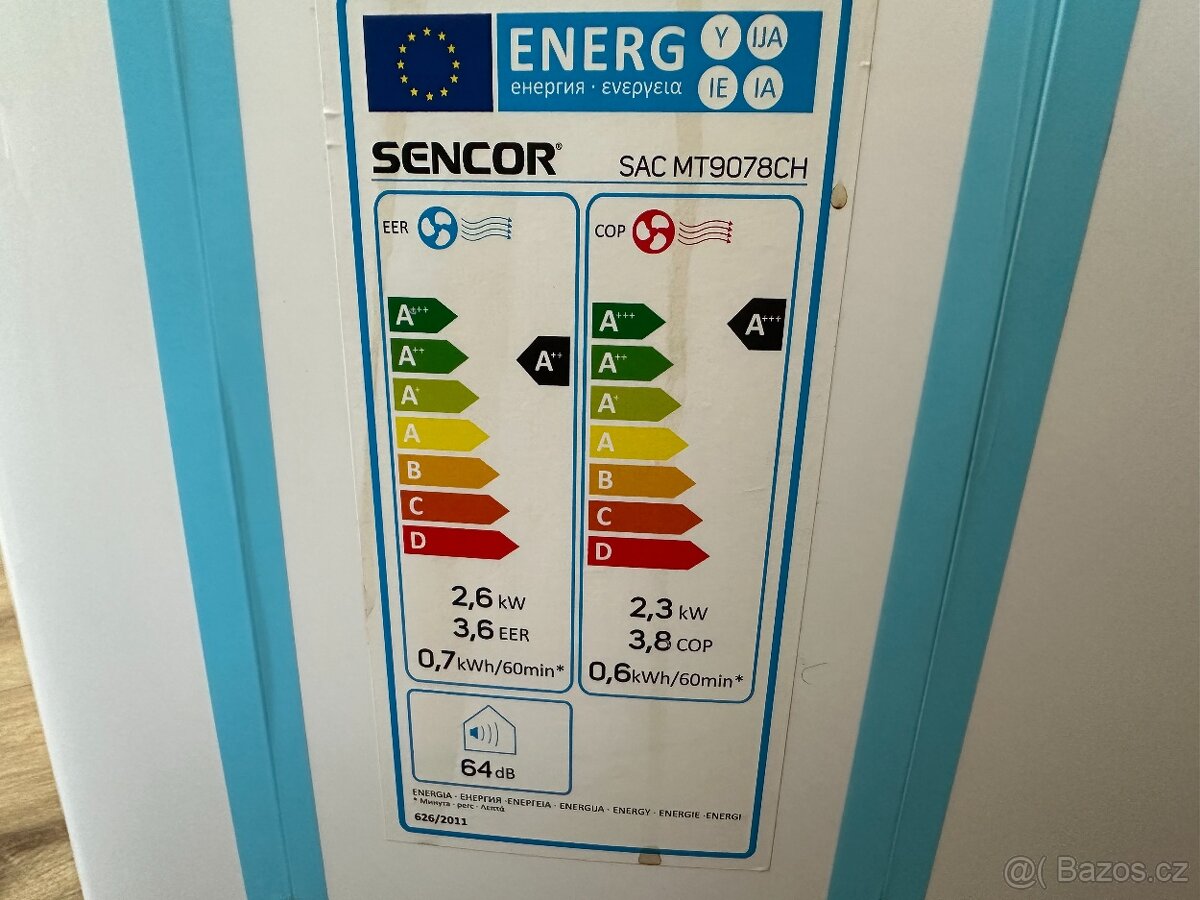 Klimatizace Sencor SAC MT9078CH - Topí / Chladí - 7