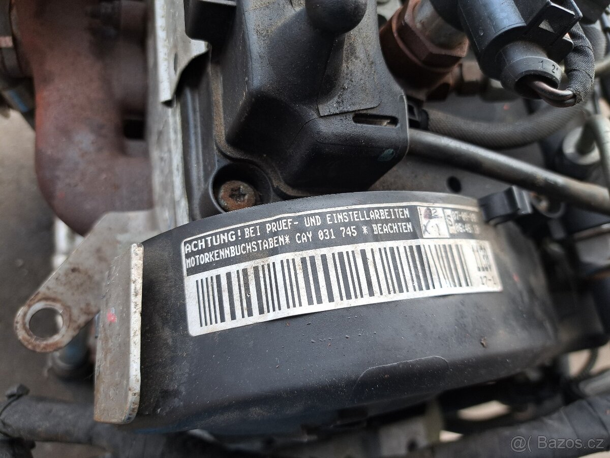 Motor 1.6 tdi 77 kW, CAYC, kompletní - 7