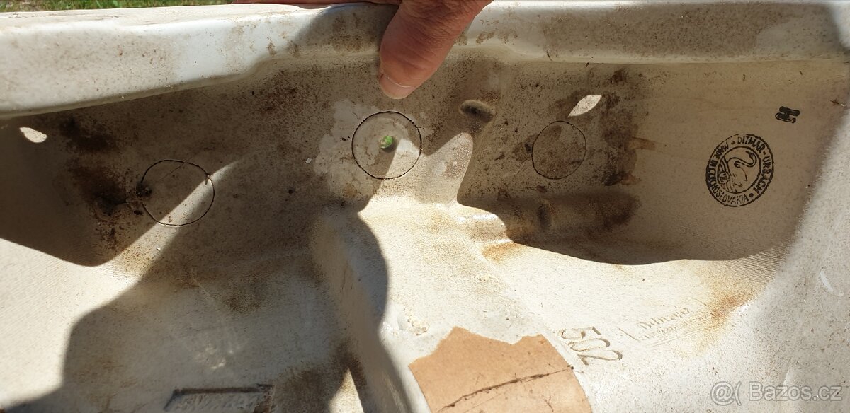 Keramické Retro umyvadlo - 7