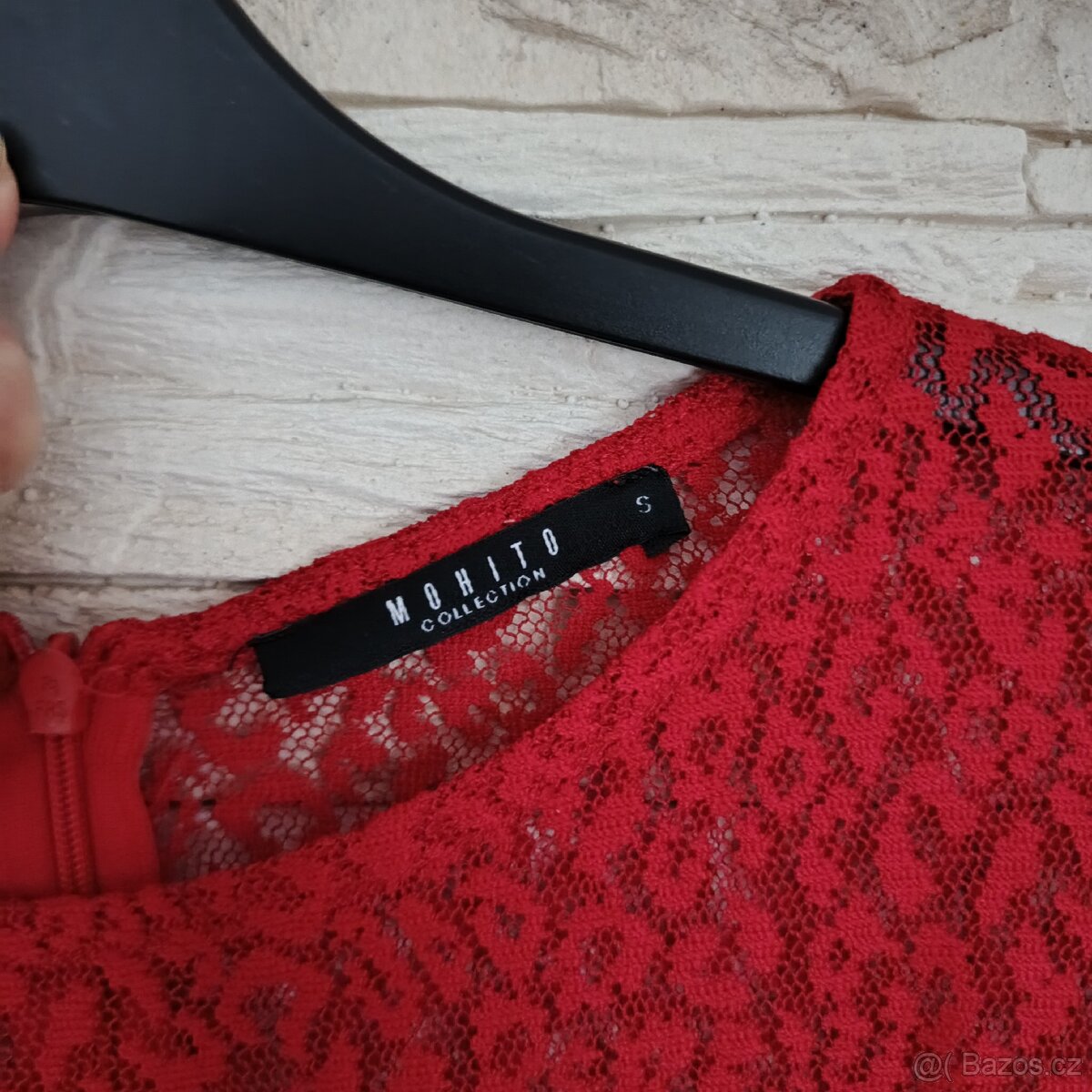 Červené šaty mohito S 36 - 7