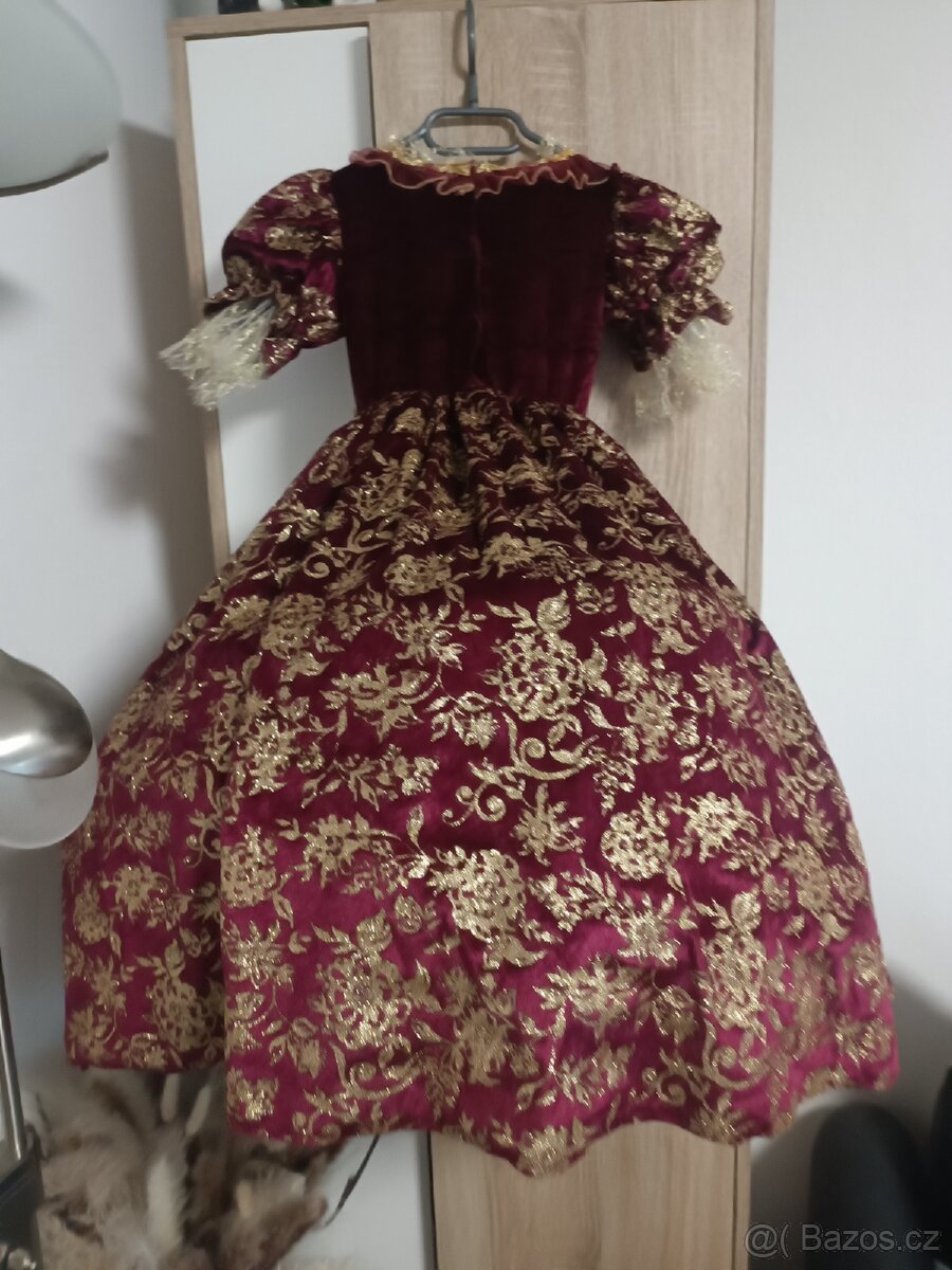 Princezna dobové šaty kostým - 7