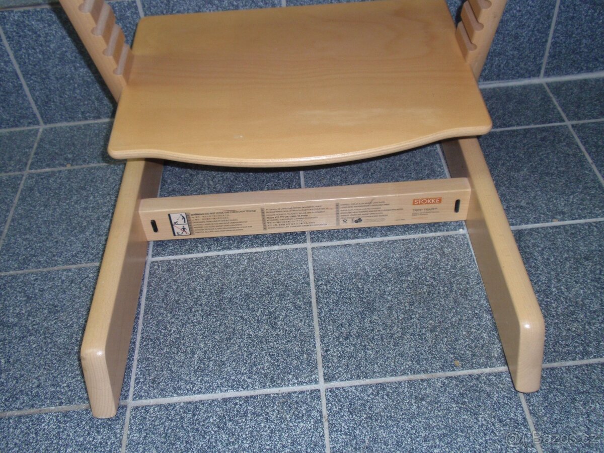 TOP MASIVNÍ DŘEVĚNÁ ROSTOUCÍ ŽIDLE STOKKE TRIPP TRAPP - 7