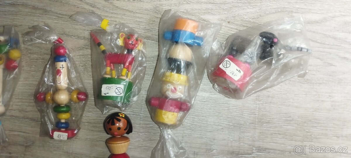 Tofa-staré dřevěné hračky-origo nepoužité - 7