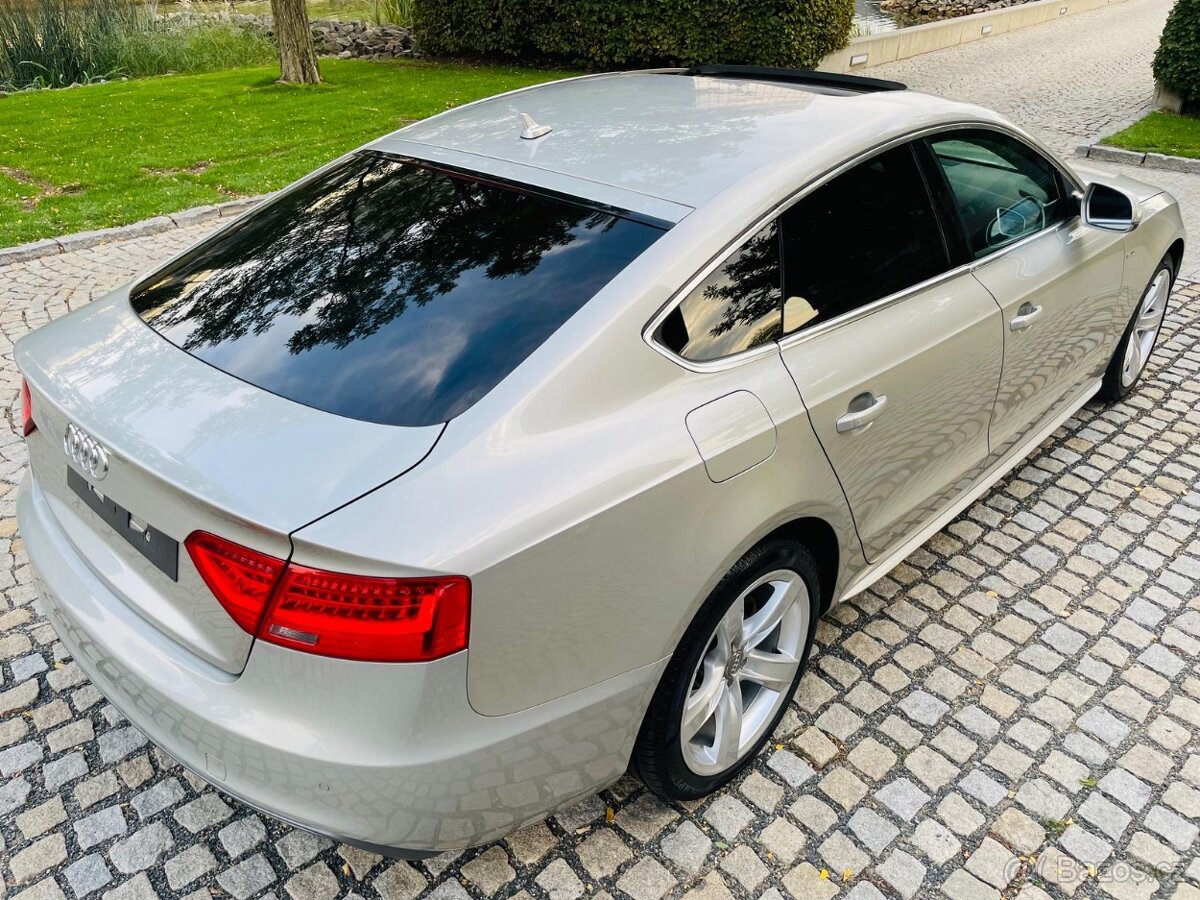 Audi A5 2.0TDI MANUÁL SPORTBACK S-LINE LED VÝHŘEV ALCANTARA - 7