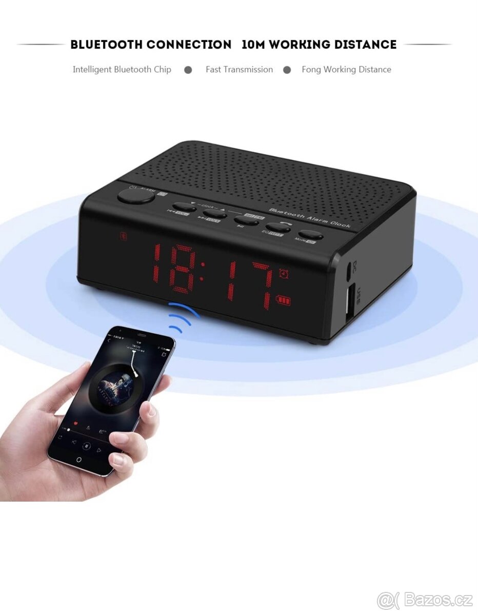 Bluetooth alarm rádio - 7