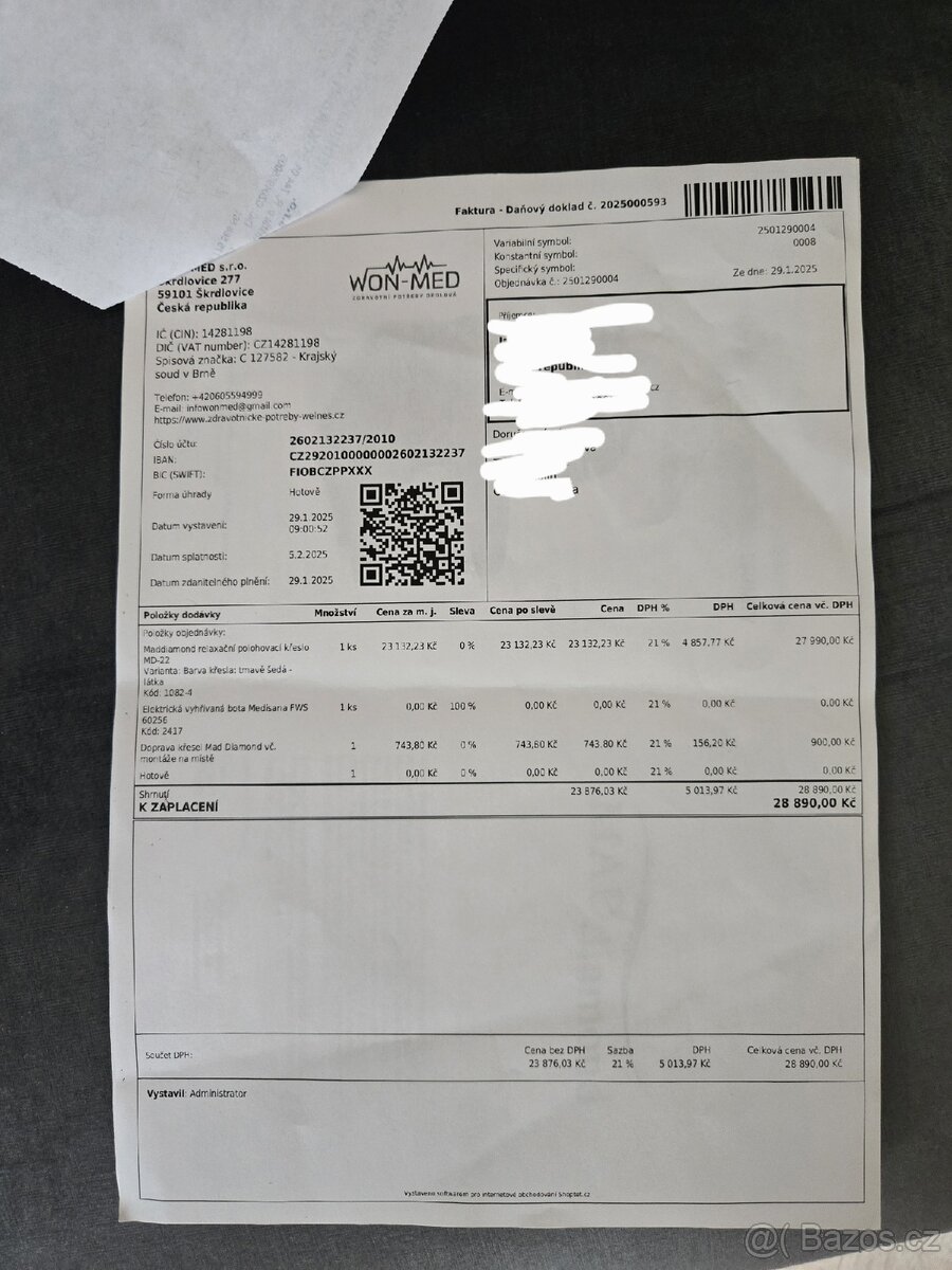 Elektrické relaxační polohovací křeslo Maddiamonds MD-22 - 7