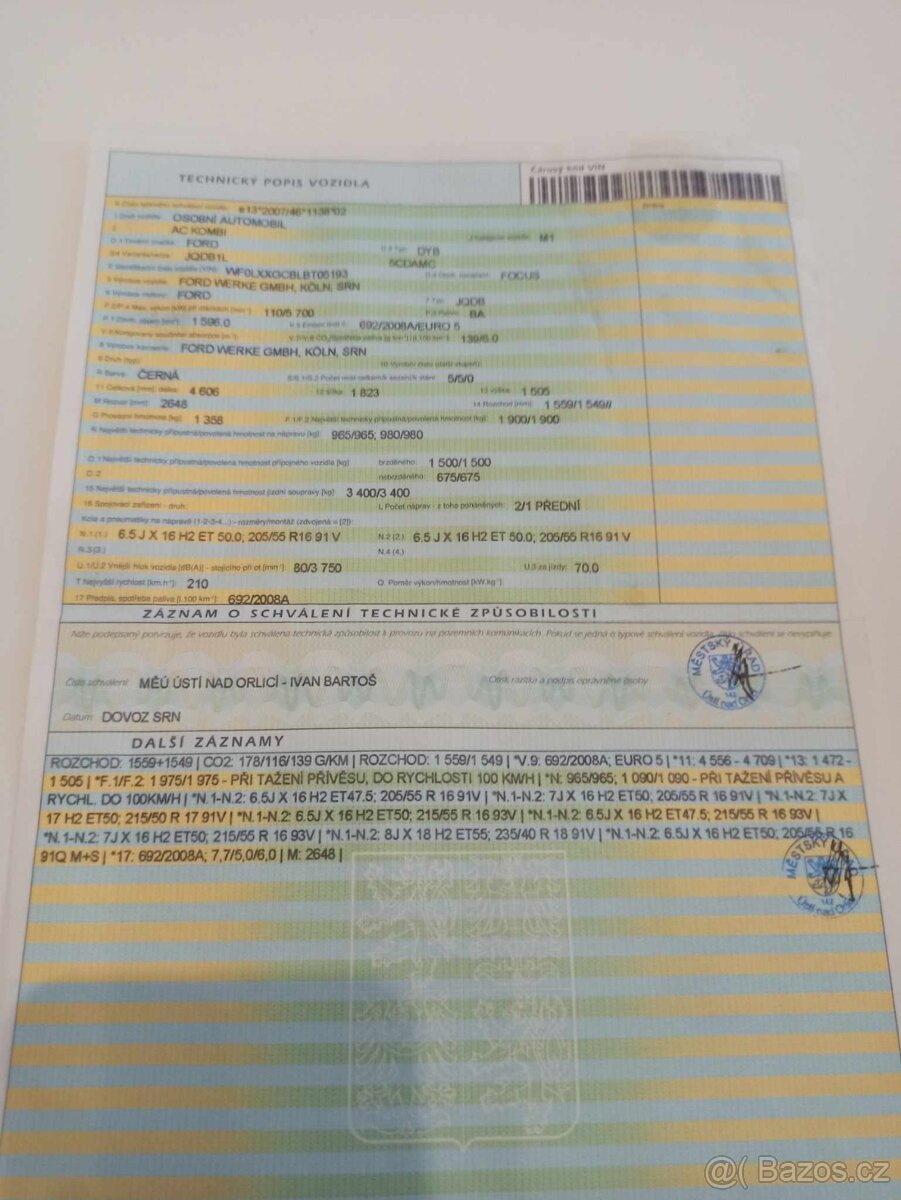 Ford Focus 1,6 turbobenzín - 7