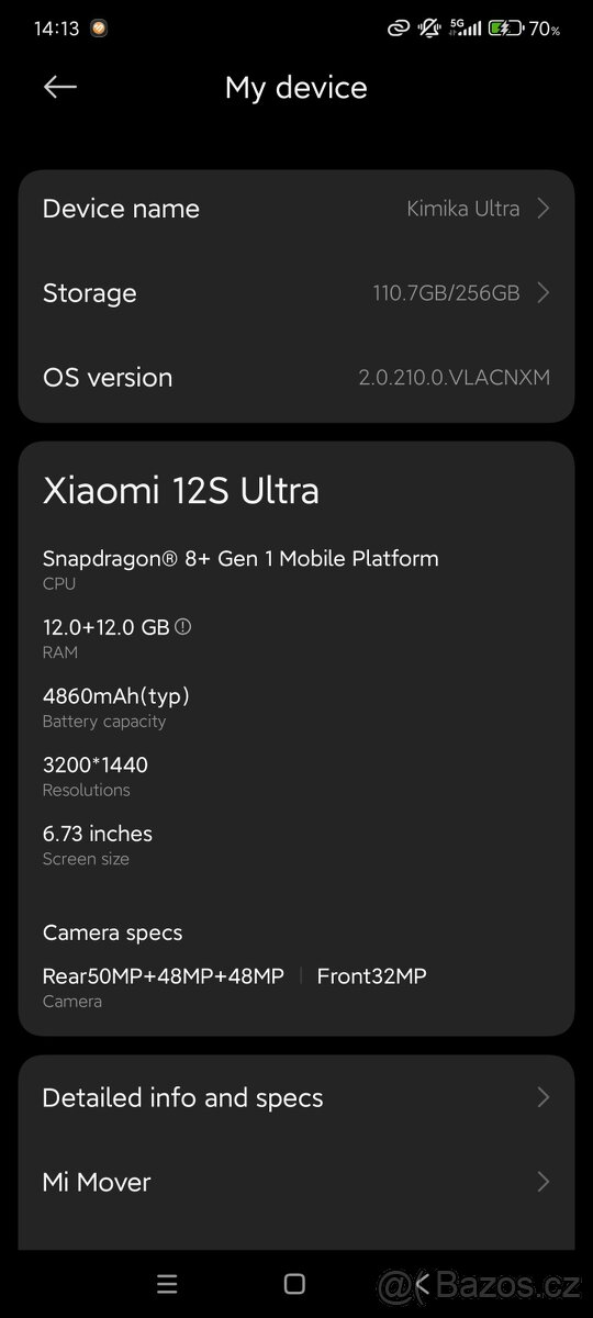 Xiaomi 12s Ultra, 12+12/256GB, CN ROM, SLEVAAA - 7