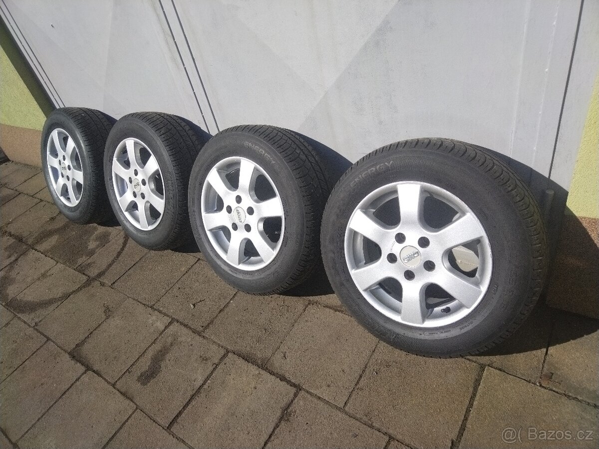 Prodám sadu alu kol 195/65 r15 5x115 - 7
