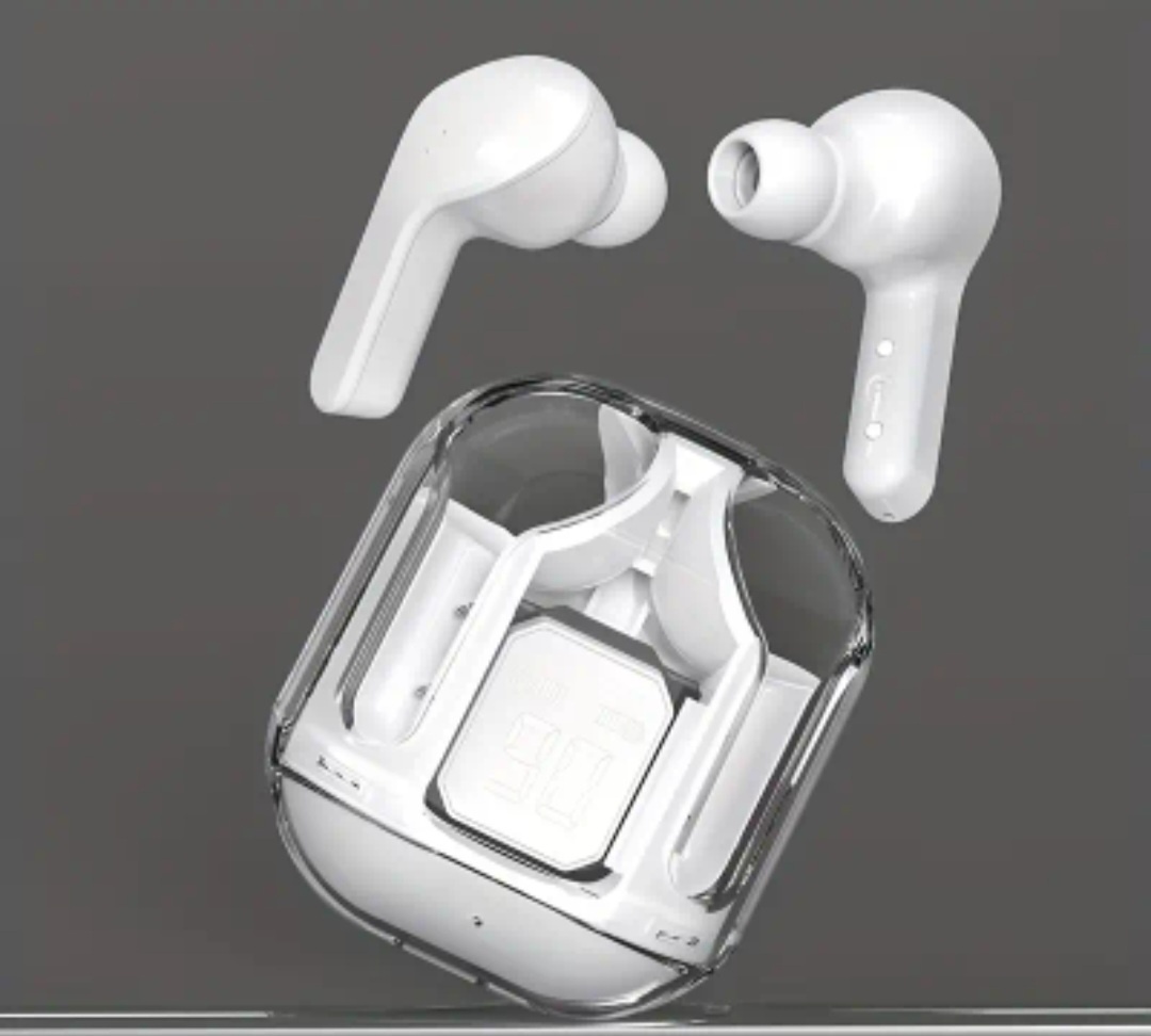 Bezdrátová sluchátka s LED displejem,a silikonovým krytem - 7