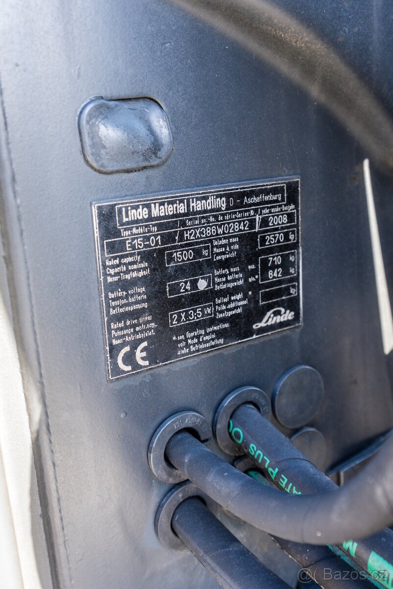 Vysokozdvižný vozík Linde E15-01 (VV0016) - 7