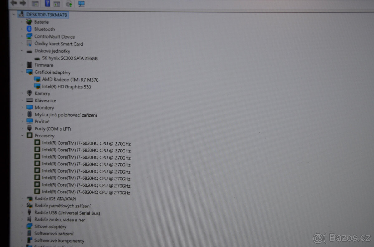 Dell latitude E5570 i7/16GB/SSD 256GB/záruka - 7