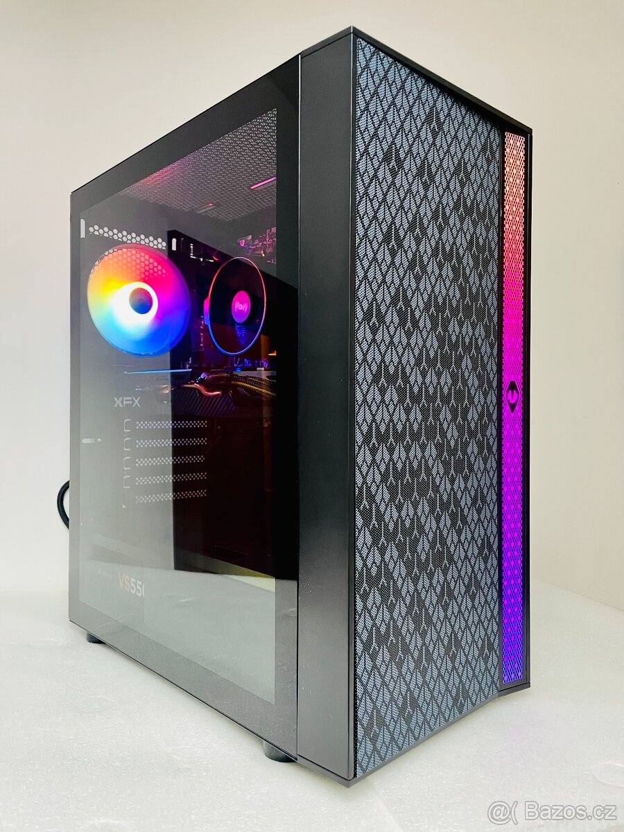 Herní PC: AMD Ryzen 5/ 16GB/ RX-580 8GB/ SSD+HDD/ W11/záruka - 7