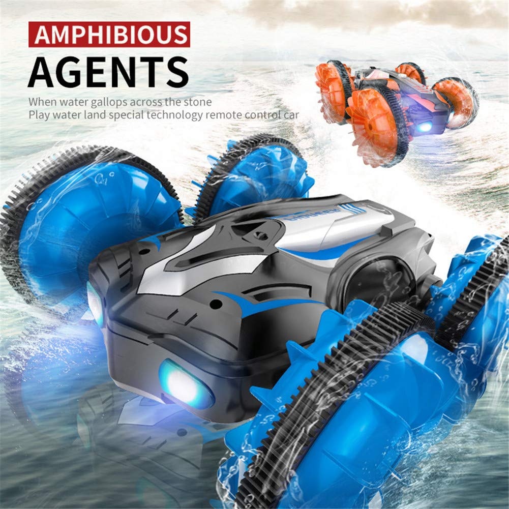 RC auto obojživelné PIONEER 1:18 15km/h 4x4 2xbaterie - 7