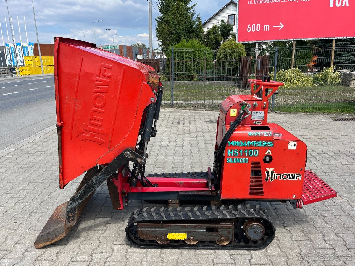 Samonakládací minidumper Hinowa HS1100 AX pásový kolečko - 7