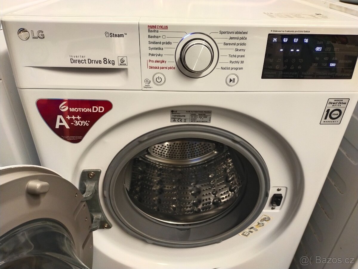 Prodám plně funkční digitální pračku značky LG-8 kg--DOVEZU- - 7