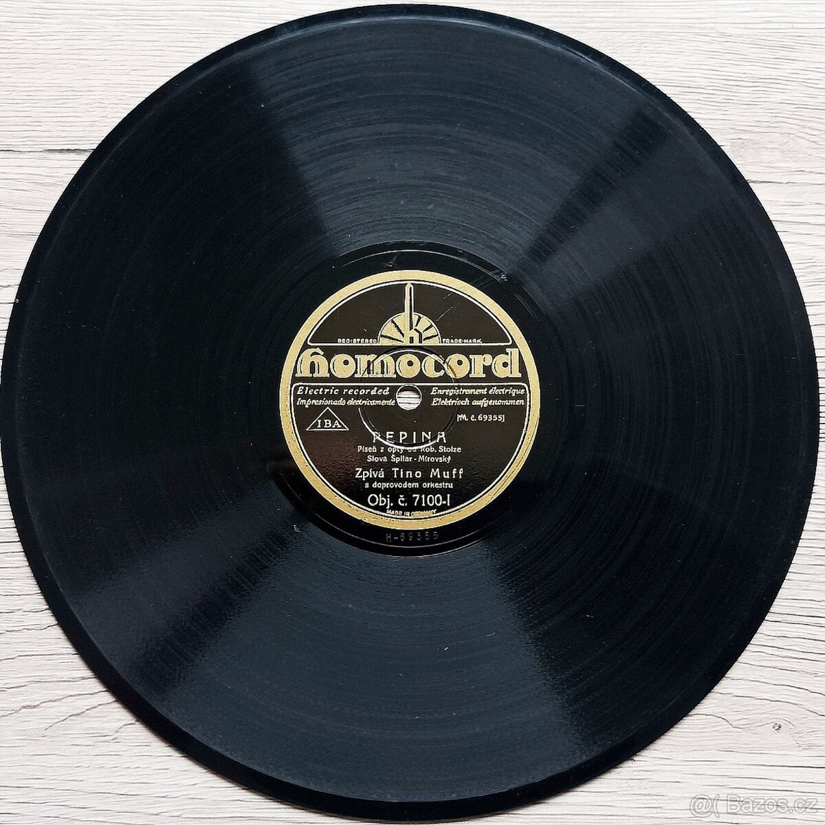 Sada 2 - 5 československých šelakových gramodesek 1930-1932 - 7