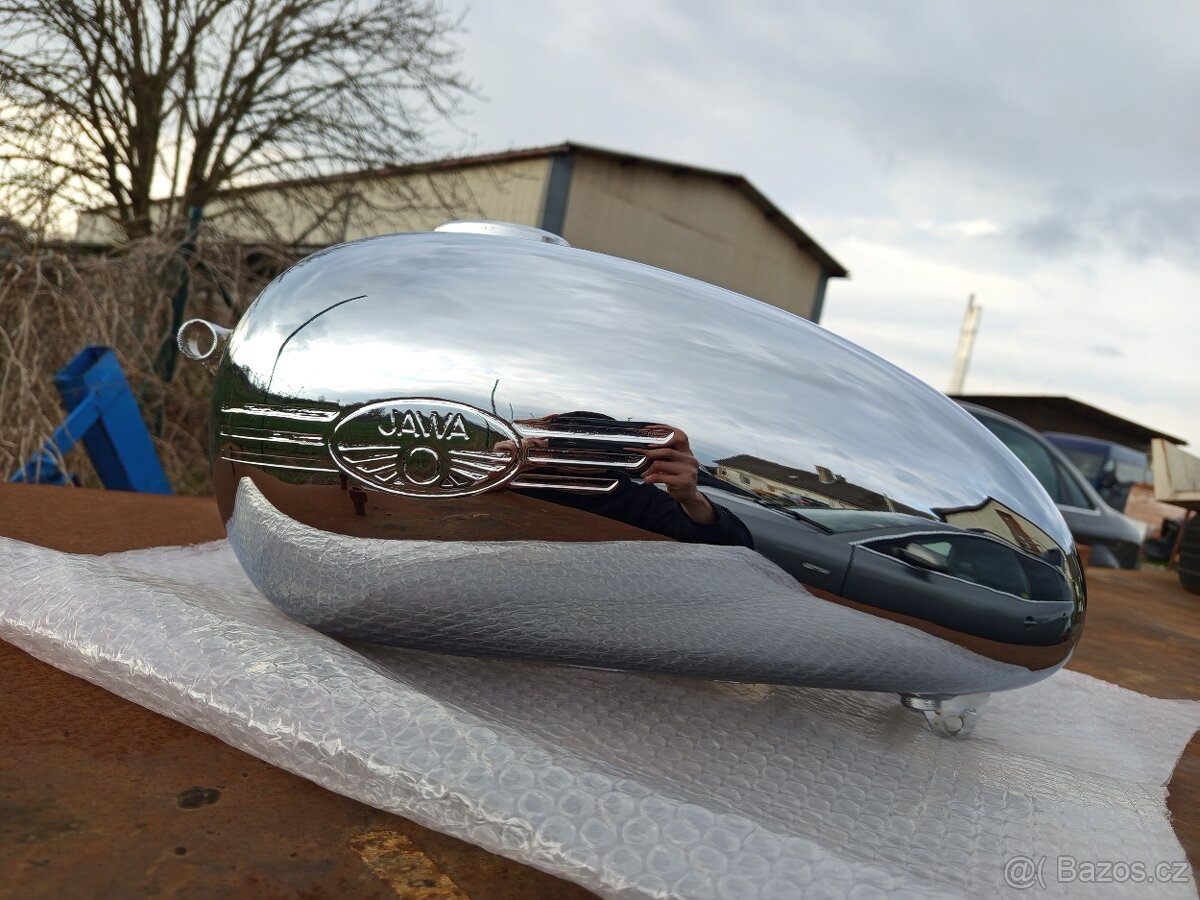 Nádrže Jawa - chrom - 7