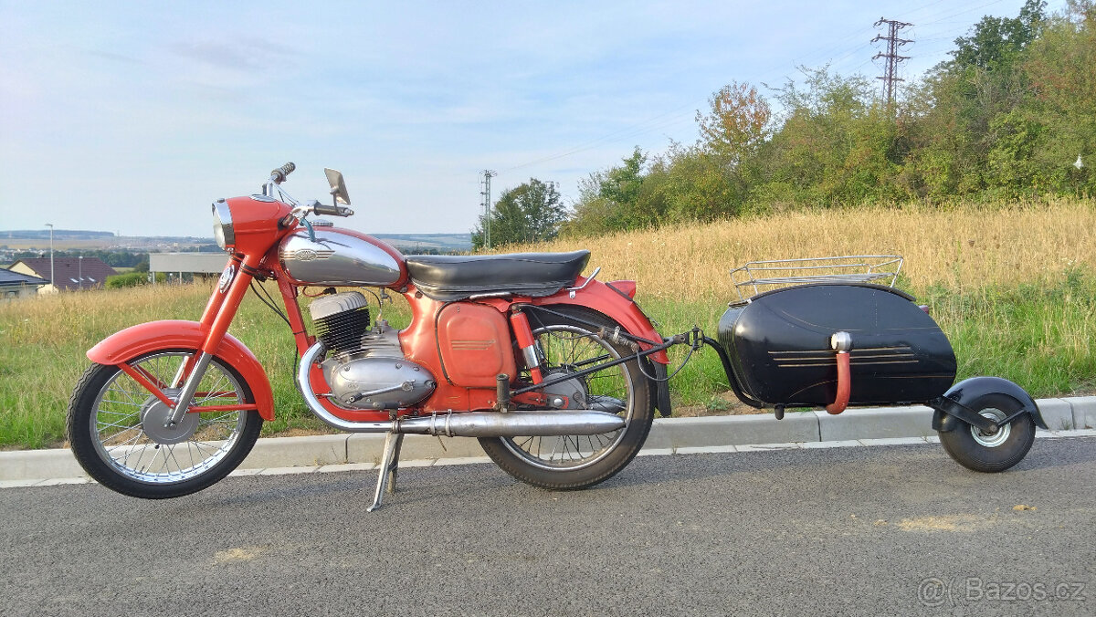Jawa 250 typ 590 Sport + PAV 41 + TP druhý majitel - 7