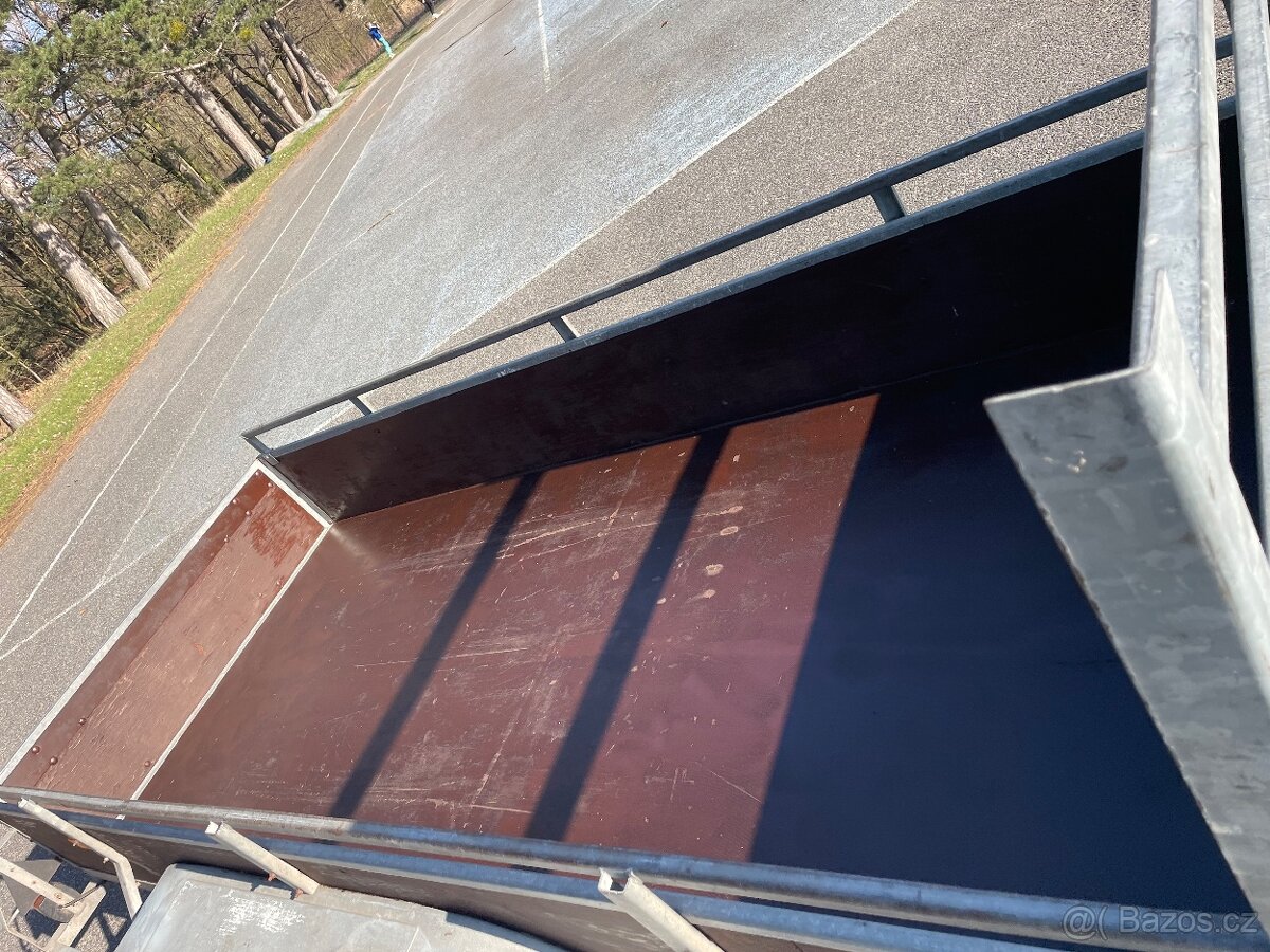 Bržděný přívěs Solide 2000 kg, 127x300, cm, nová stk - 7