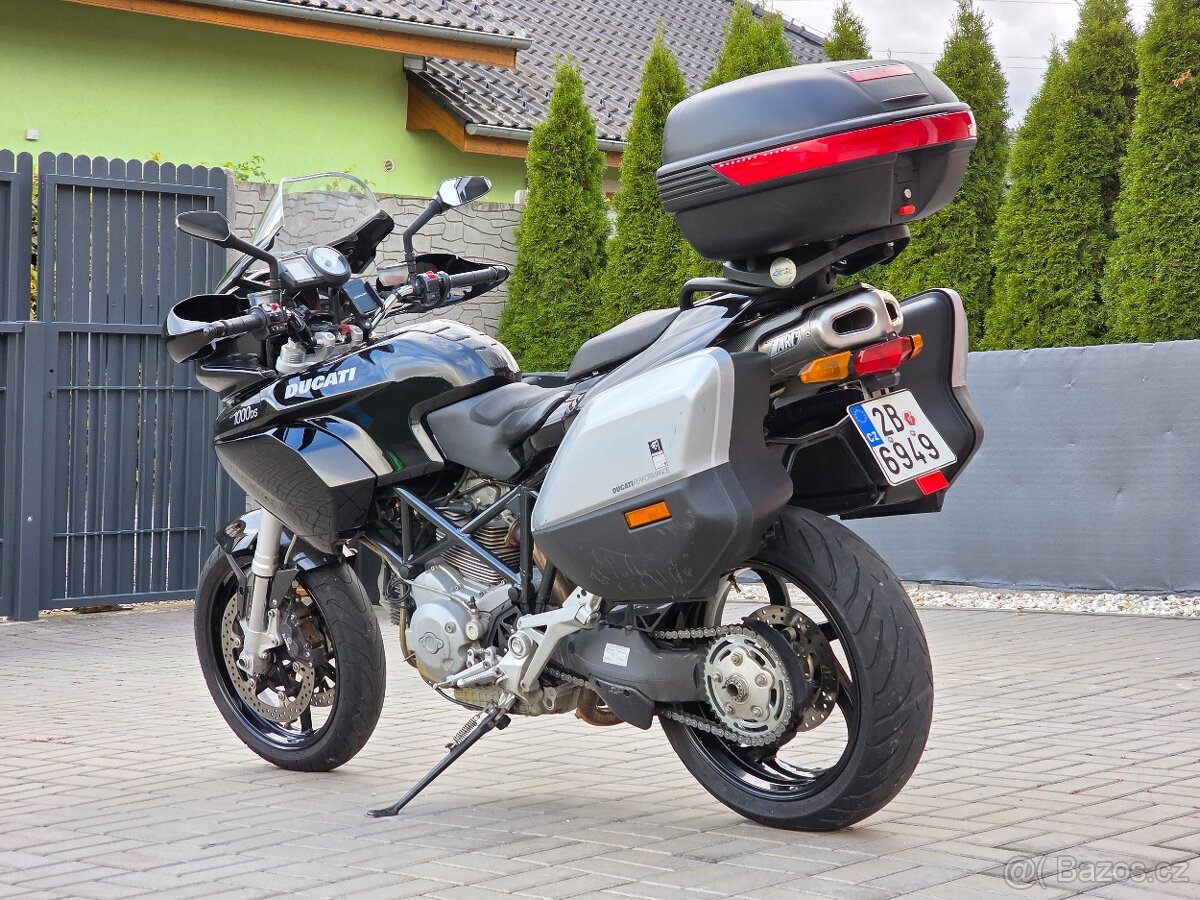 Ducati Multistrada 1000 DS, 3xkufr, výfuk Zard, původ ČR - 7